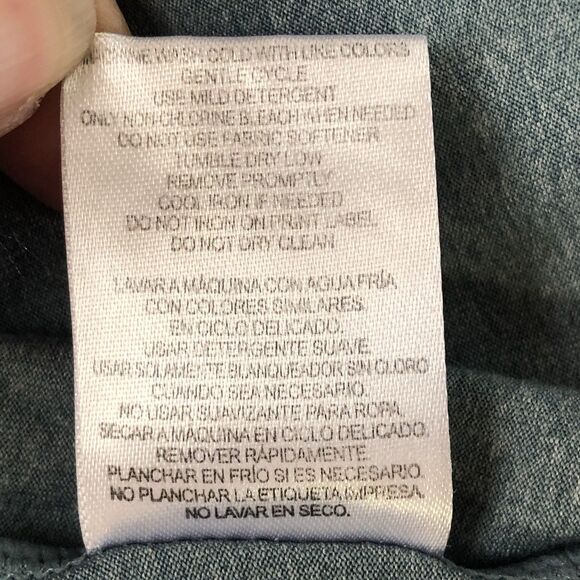 32 Degrees Cool Women’s Scoop Neck T-Shirt Short Sleeve Blue Grey Size Medium - Picture 12 of 12